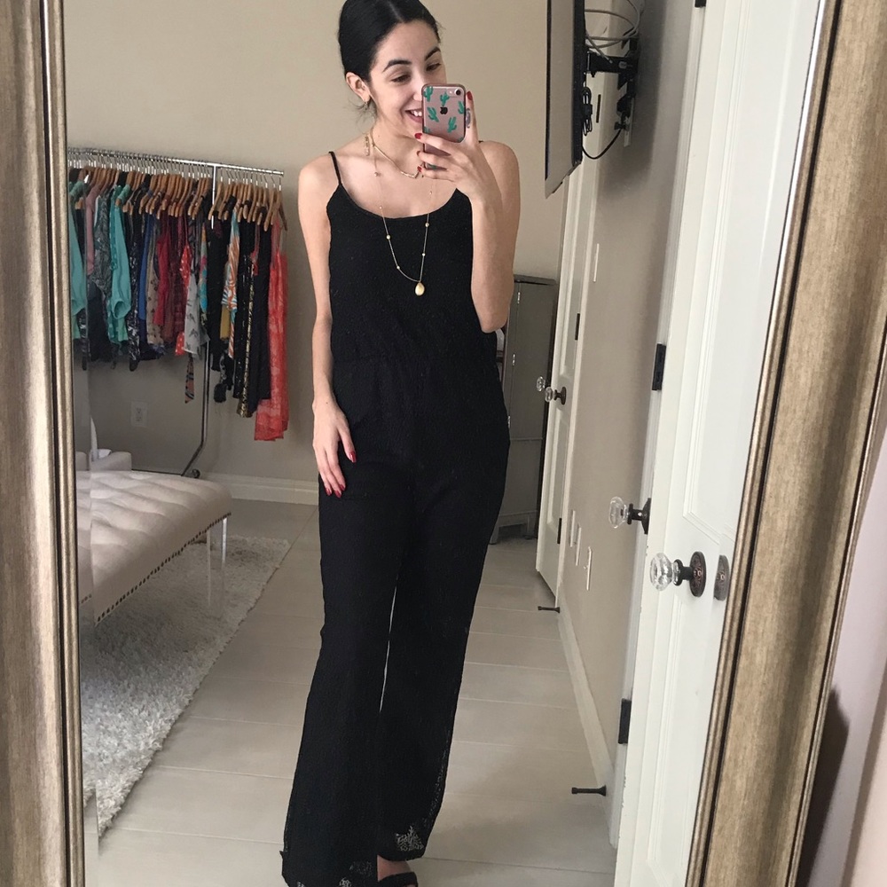Black lace I Madeline Jumpsuit